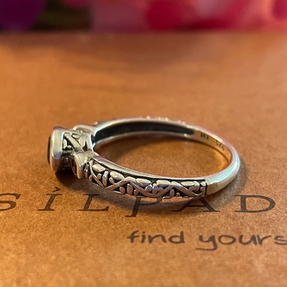 🖤SOLD🖤 Silpada Little Black Dress Cubic Zirconia Sterling Silver R2398 - Picture 8 of 16